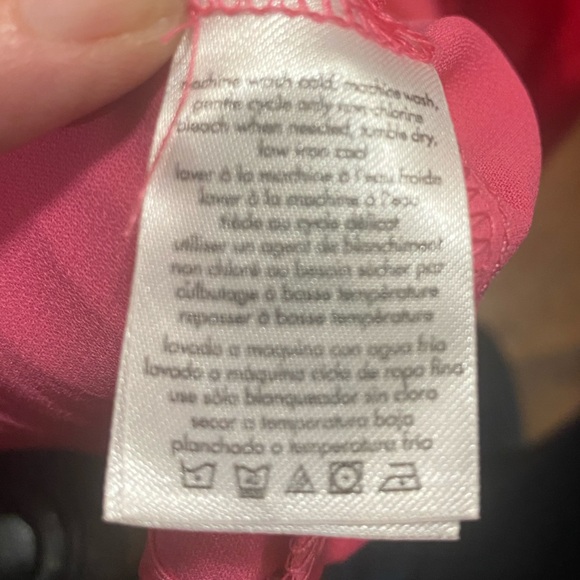 WEWOREWHAT Cowl MIDI Satin Charmeuse Zat Hot Pink Sexy Party Dress, Has Flaws - Picture 10 of 12